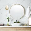 Designers Fountain Elara 5.25in 1-Light Brushed Gold Modern Indoor Vanity with Etched Glass Shade 93901-BG